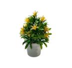 Vazo De Planta Artificial Com Grama Sintetica Decorativa
