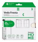 Veda Fresta Fita Adesiva Borracha Vedação Branco Rolo 6m Modelo P Stamaco