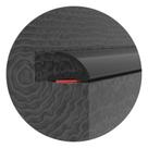 Veda Fresta Vedação de Portas Autocolante Tipo C Preto 10mm 6 Mts