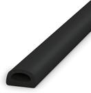 Veda Frestas Adesivo 6mm Preto Isolamento Térmico Vedação Porta Janela