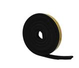Veda Frestas Auto Adesivo Porta Janelas 4mm Preto - 6 Metros