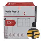Veda Frestas Borracha Autoadesivo Porta Janelas 6 Metros