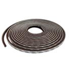 Veda Frestas Escova 5x7mm Autoadesivo Rolo 5m em Silicone à Prova dÁgua para Portas e Janelas