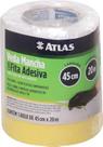 Veda Mancha Máscara com Fita Crepe 45cm X 20m Proteção e Praticidade Atlas