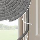 Vedação de porta Weather Stripping Yomirduy 10m autoadesiva cinza