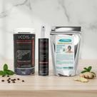 Vedis creme pimenta negra kg + fluido pimenta negra 500ml + argila verde