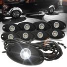 Vehicle Rock Lights SUNPIE 8 cápsulas 6000K branco puro IP67