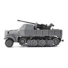 Veículo blindado de meia pista de plástico modelo 1:72 TECKEEN