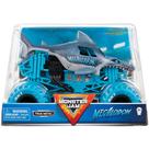 Veículo de coleção fundido sob pressão Monster Jam Megalodon em escala 1:24 Veículo de coleção fundido sob pressão Monster Jam Megalodon em escala 1:24