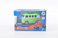 Veiculo de Metal Pequeno - Hot Track Racing - Kombi Verde TERRACO