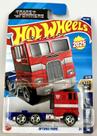 Veículo fundido sob pressão Hot Wheels Optimus Prime vermelho e azul