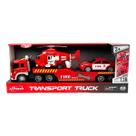 Veículo mega city emergência caminhão reboque com carrinho e helicóp - bbr toys r3620 Veículo mega city emergência caminhão reboque com carrinho e helicóp - bbr toys r3620