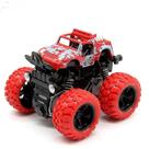 Veículo off-road inercial com tração nas quatro rodas, carro de brinquedo para crianças