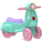 Veículo para Bebê Banderetta Equilíbrio VERDE/ROSA/LILÁS com Som e LUZ (até 30KG)