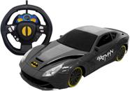 Veiculo radio controle 3 funções - auto-racing - batman - candide