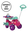 Veiculo Triciclo Infantil Velobaby C/ Pedal Brinquedo Menina Rosa