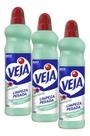 Veja Gold Limpeza Pesada Floral Campestre Com 500ml Kit 3 Veja Gold Limpeza Pesada Floral Campestre Com 500ml Kit 3
