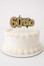 Vela 60tão 60 Anos Aniversário Festa Decoração Comemoração