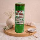 Vela 7 Dias de Mel Verde Ideal Prosperidade, Equilíbrio e Abertura de Caminhos