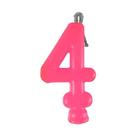 Vela Aniversário Festcolor Neon Pink Nº 4