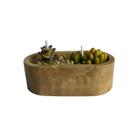 Vela Aromática 60g em Pote de Cimento Decoração com Pequenas Suculentas