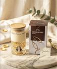 Vela Aromática Artesanal Nossa Senhora Aparecida com Flor de Ouro - 300 ml