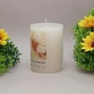 Vela Aromática Atrativa Artesanal - Aroma Flor de Algodão