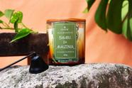 Vela Aromática Bambu Amazônia 180g - Cera de Coco 100% Vegetal