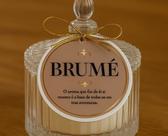 Vela aromática Bomboniere 80 ml Chá Branco & Capim Limão