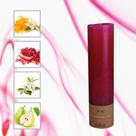 Vela aromática Cassis queima 150h com fragrância granadina, flor de laranjeira, jasmim e pêra