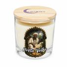 Vela Aromática Cera de Coco Linha Orixás Lua Mística 200g Modelo:Preta Velha Lavanda