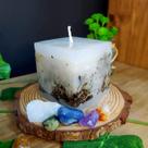 Vela aromática com sete ervas 252g - proteção