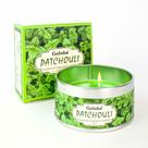 Vela Aromática em Lata Indiana Goloka Patchouli 70gr Vegano Vela Aromática em Lata Indiana Goloka Patchouli 70gr Vegano