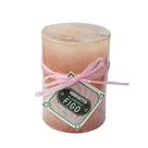 Vela aromática figo cor rosa decorativa 290g Vela aromática figo cor rosa decorativa 290g