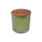 Vela Aromática Perfumada De Capim-limão Com Tampa De Madeira Vela Aromática Perfumada De Capim-limão Com Tampa De Madeira