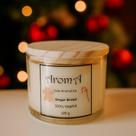 Vela Aromática Perfumada Ginger Bread Aromá 120g Especial de Natal