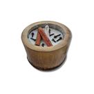 Vela Aromática Perfumada Presente Cravo E Canela Base Bambu