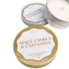 Vela Aromática Perfumada Vegetal 65G Metálica Com Tampa