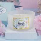 Vela aromática personalizada para mãe na caixa aroma soja essenciais presente dia das mães perfumada banheiro mae avó