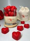 Vela Aromática Vegetal I Love You Presente Namorados Amor 220g