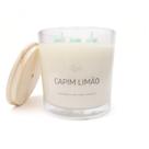 Vela Aromática Vegetal Perfumada Capim Limão 190g Likare