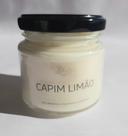 Vela Aromática Vegetal Perfume Capim Limão 140g Pote Likare