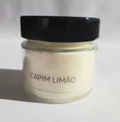 Vela Aromática Vegetal Perfume Capim Limão 190g Pote Likare