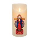 Vela Artificial Eletrônica Jesus Das Santas Chagas Chama Viva Oscilante