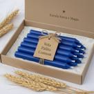 Vela Azul Escuro Palito Comum 1 kg Fé, Espiritualidade e Uso Espiritual