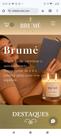 Vela com fragrância Jasmim e chá branco marca Brumé