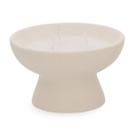 Vela com suporte em ceramica