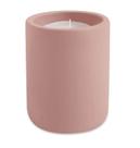 Vela Com Suporte em Cimento Rosa - Mart