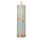 Vela de Altar Terço Branca Vela de Altar Terço Branca