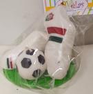 Vela de Aniversário Decoração Festa Futebol Fluminense Chuteira Bola